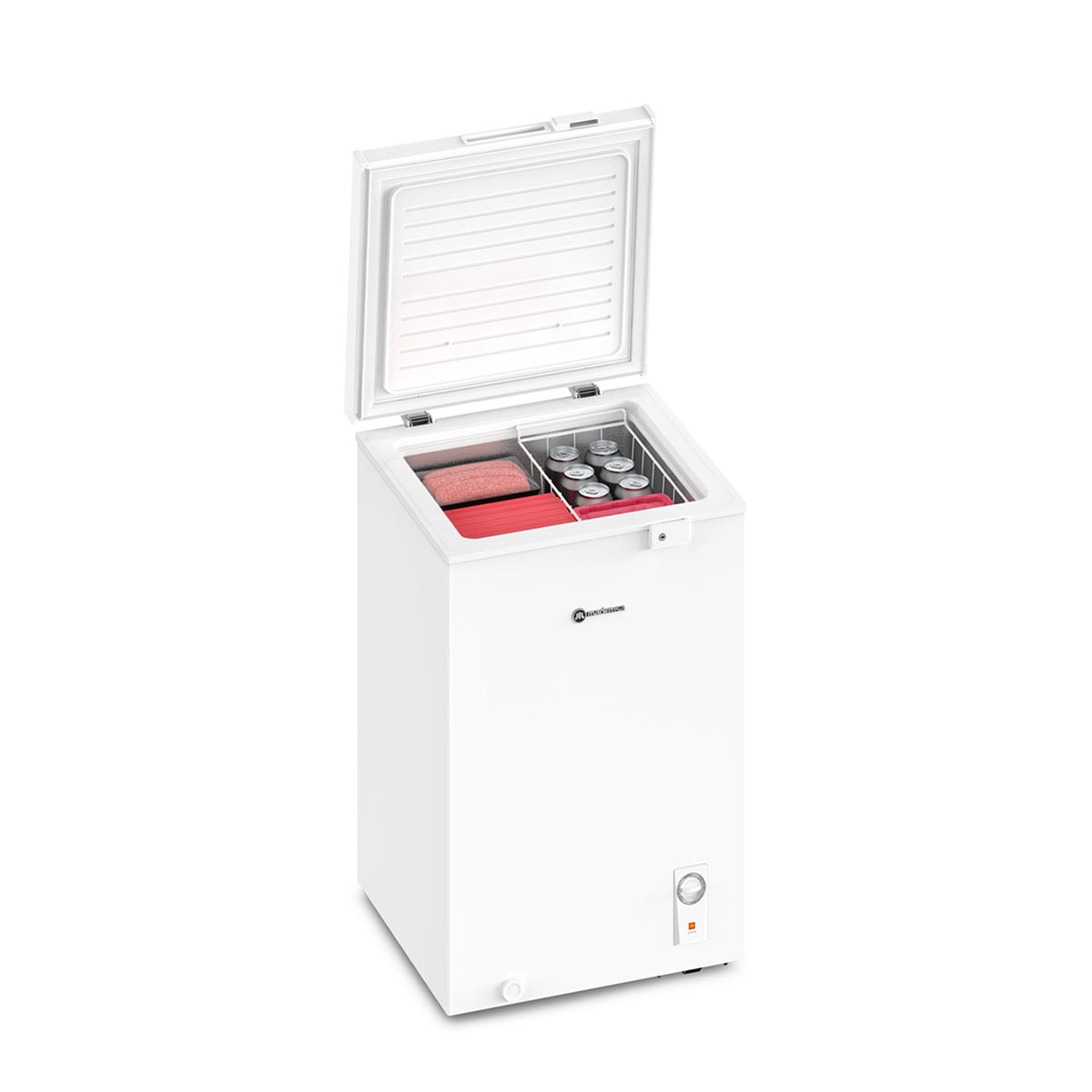 CONGELADOR HORIZONTAL MADEMSA M100D 99L DUAL BLANCO - 6