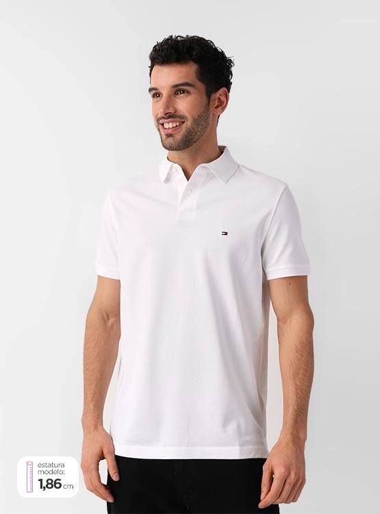 POLERA HOMBRE TOMMY HILFIGER ALGODÓN MANGA CORTA - 1