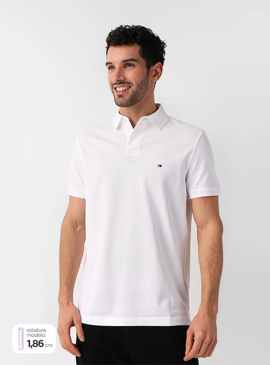 POLERA HOMBRE TOMMY HILFIGER ALGODÓN MANGA CORTA - 1