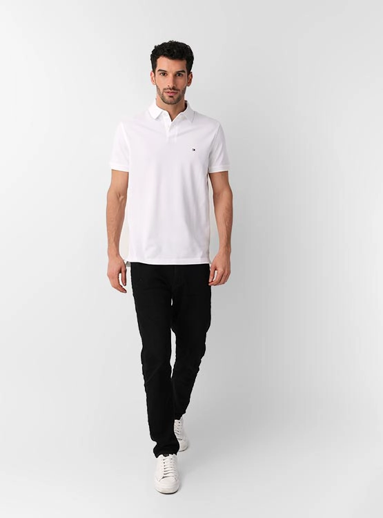 POLERA HOMBRE TOMMY HILFIGER ALGODÓN MANGA CORTA - 4