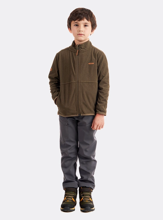 POLERON LIPPI TEEN BOY STRIPES NANO-F FULL ZIP HOODY - 1