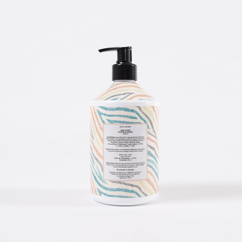 CREMA MANOS BODY SECRET HIDRATAN M23 BLACK PUMP 636 ML - 4