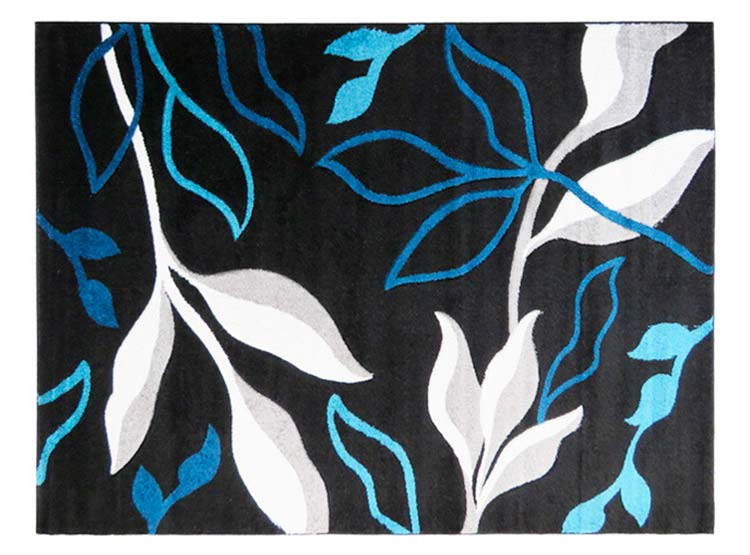 ALFOMBRA IDETEX FRISE CARVED FLORIDA D2 CONTEMPORÁNEA MODERNA 133 X 180 CM NEGRO
