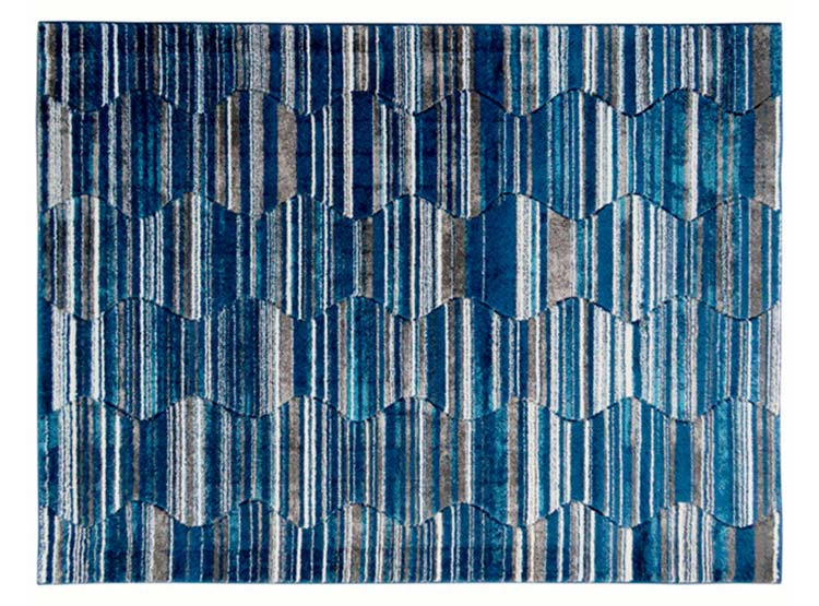 ALFOMBRA IDETEX FRISE CARVED FLORIDA D5 BLUE 133X180