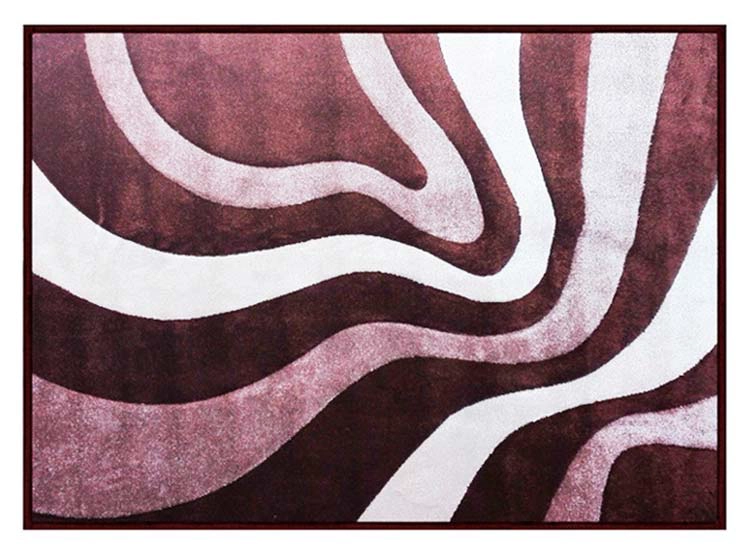ALFOMBRA IDETEX FRIZE CARVED CONTEMPORÁNEA MODERNA 133 X 180 CM CAFE