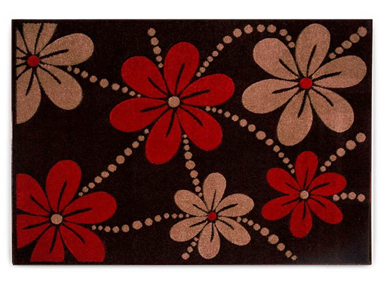 ALFOMBRA IDETEX FRIZE CARVED D1 CONTEMPORÁNEA MODERNA 133 X 180 CM CAFE - 1
