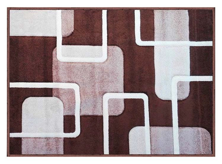 ALFOMBRA IDETEX FRIZE CARVED D2 CONTEMPORÁNEA MODERNA 133 X 180 CM CAFE