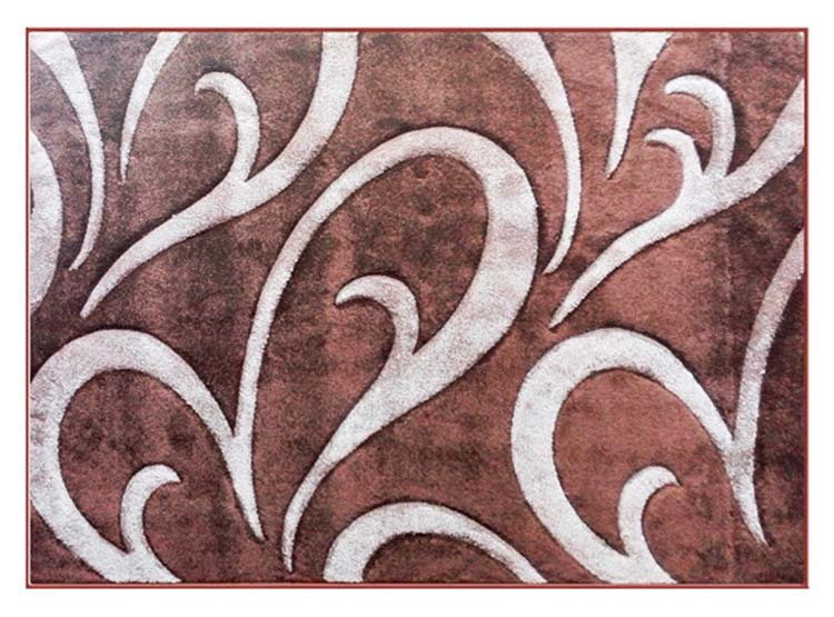 ALFOMBRA IDETEX FRIZE CARVED D3 CONTEMPORÁNEA MODERNA 133 X 180 CM CAFE