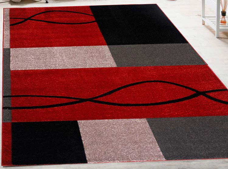 ALFOMBRA IDETEX FRIZE CARVED D5 RED 133X180 - 1