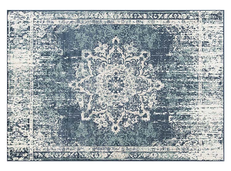 ALFOMBRA IDETEX HEATSET CLÁSICA TRADICIONAL 160 X 235 CM AZUL - 1
