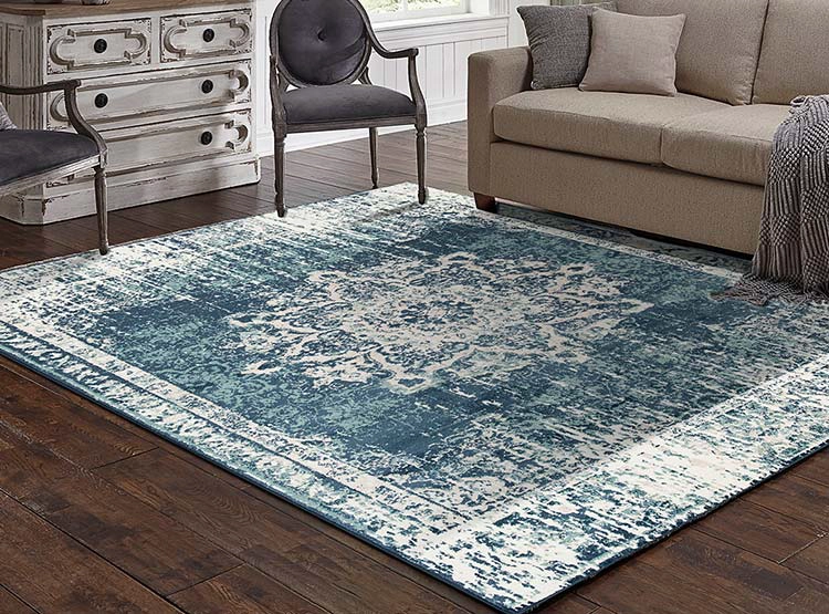 ALFOMBRA IDETEX HEATSET CLÁSICA TRADICIONAL 200 X 280 CM AZUL - 2
