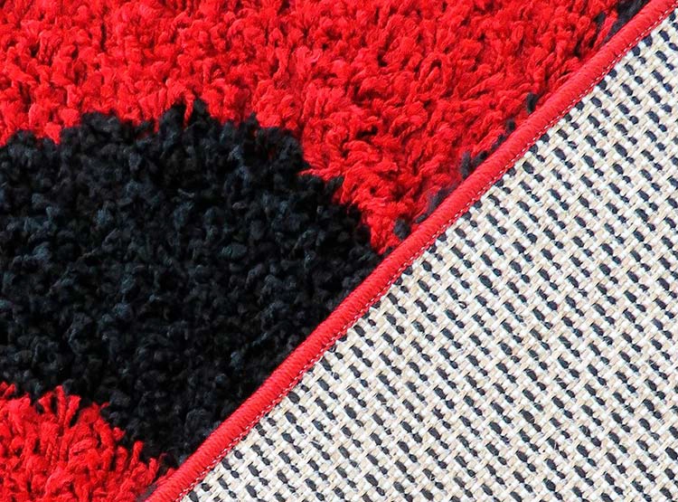 ALFOMBRA IDETEX D1 SHAGGY 133 X 180 CM ROJO - 2