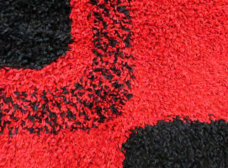 ALFOMBRA IDETEX D1 SHAGGY 133 X 180 CM ROJO - 3