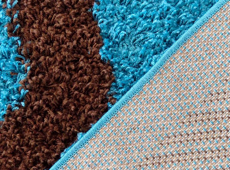 ALFOMBRA IDETEX D1 SHAGGY 133 X 180 CM TURQUESA - 3