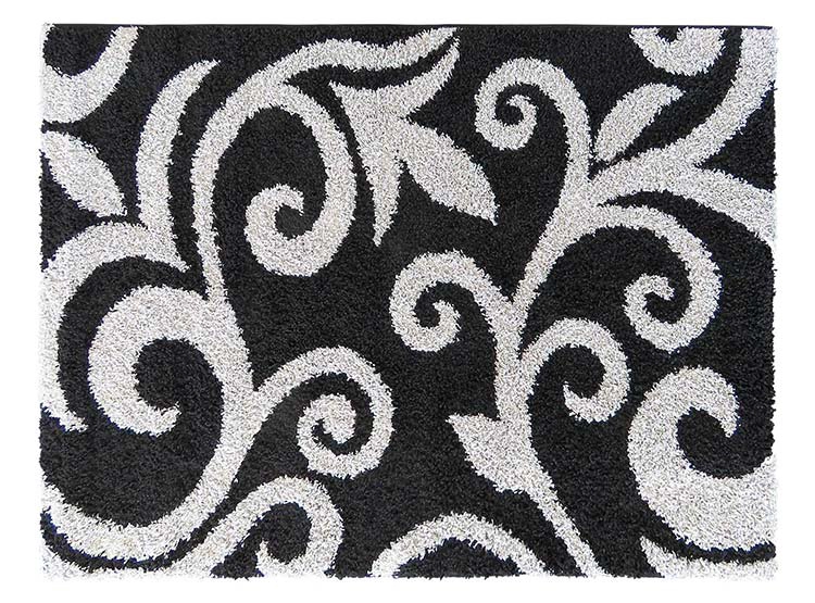 ALFOMBRA IDETEX D5 SHAGGY 133 X 180 CM NEGRO - 1