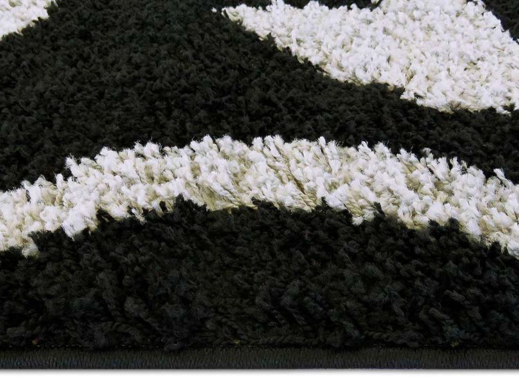 ALFOMBRA IDETEX D5 SHAGGY 133 X 180 CM NEGRO - 2
