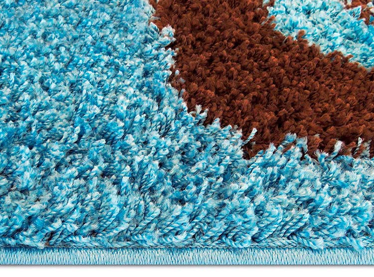ALFOMBRA IDETEX D5 SHAGGY 133 X 180 CM TURQUESA - 2