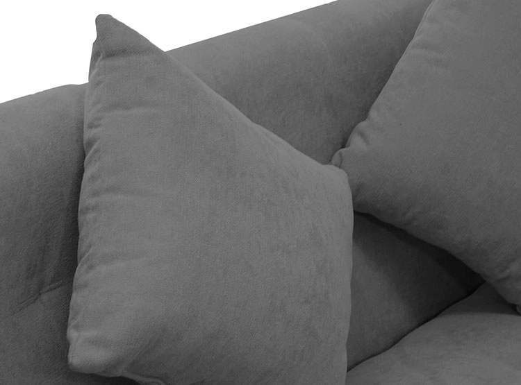 SOFA SECCIONAL DECO CLASS TORINO 5C + POUFS - 6