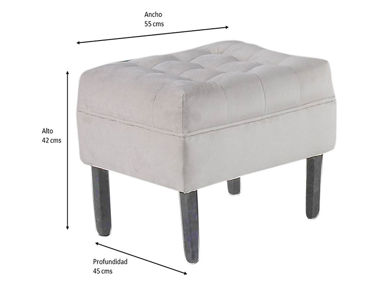 SET 2 POUF BODEVIR WOOD - 6