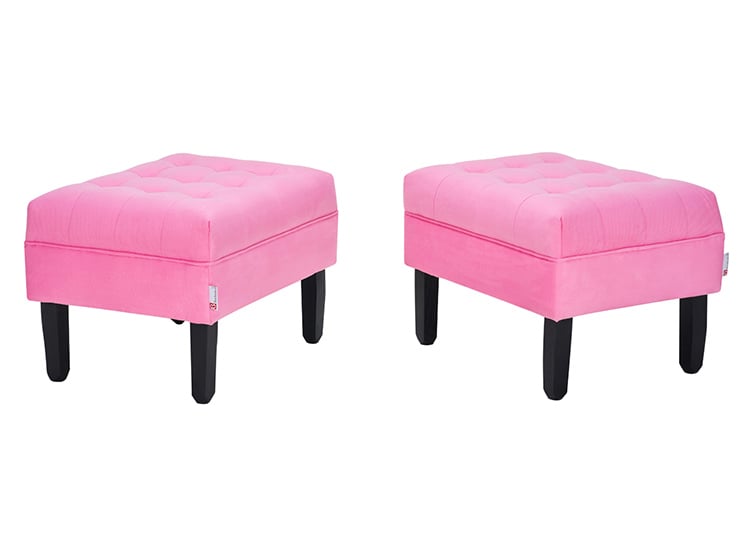 SET 2 POUF BODEVIR WOOD - 2