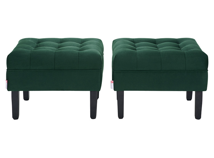 SET 2 POUF BODEVIR WOOD