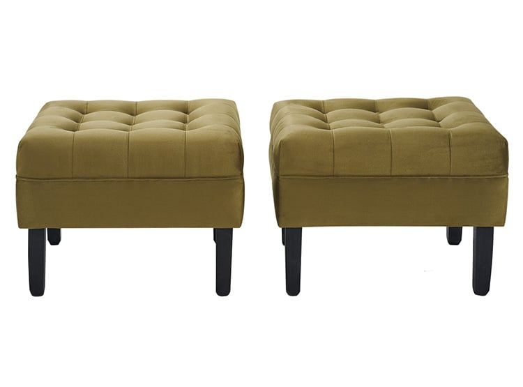SET 2 POUF BODEVIR WOOD - 1