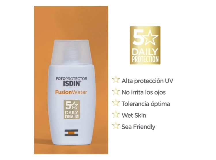 SET ISDIN FOTOPROTECCIÓN SPORT FUSION WATER SPF50 50 ML + FUSION GEL SPORT WET SKIN SPF50 100 ML - 2