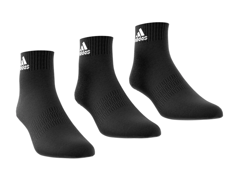 CALCETINES ADIDAS TOBILLEROS NEGRO - 2