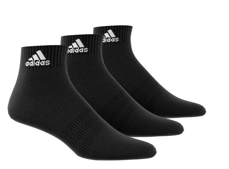 CALCETINES ADIDAS TOBILLEROS NEGRO - 3