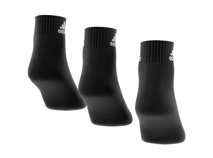 CALCETINES ADIDAS TOBILLEROS NEGRO - 5