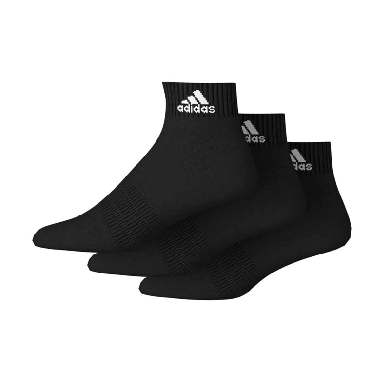 CALCETINES ADIDAS TOBILLEROS NEGRO - 10