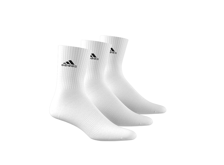 CALCETINES ADIDAS MEDIA PANTORRILLA BLANCO - 3