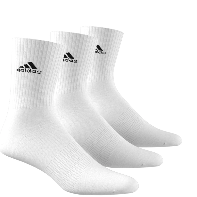 CALCETINES ADIDAS MEDIA PANTORRILLA BLANCO - 6
