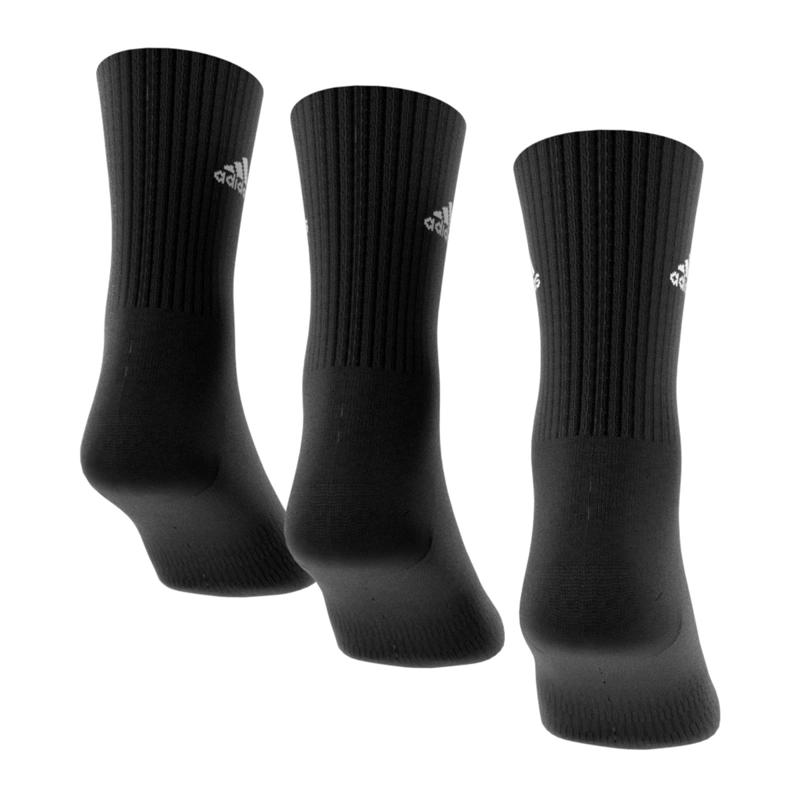 CALCETINES ADIDAS MEDIA PANTORRILLA NEGRO - 5