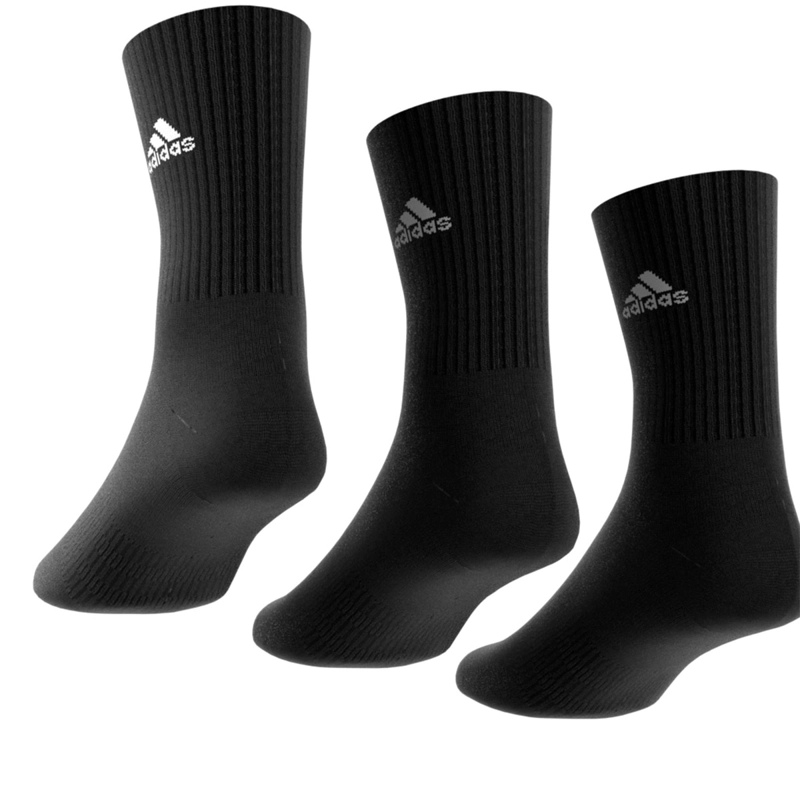 CALCETINES ADIDAS MEDIA PANTORRILLA NEGRO - 6