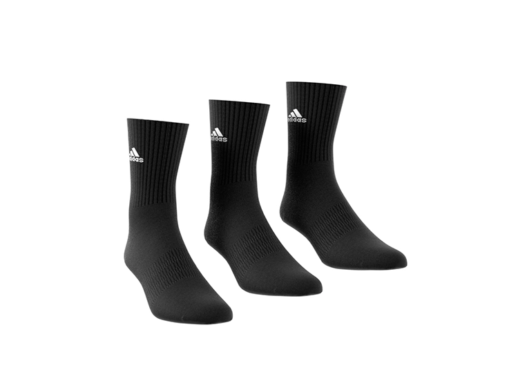 CALCETINES ADIDAS MEDIA PANTORRILLA NEGRO - 3