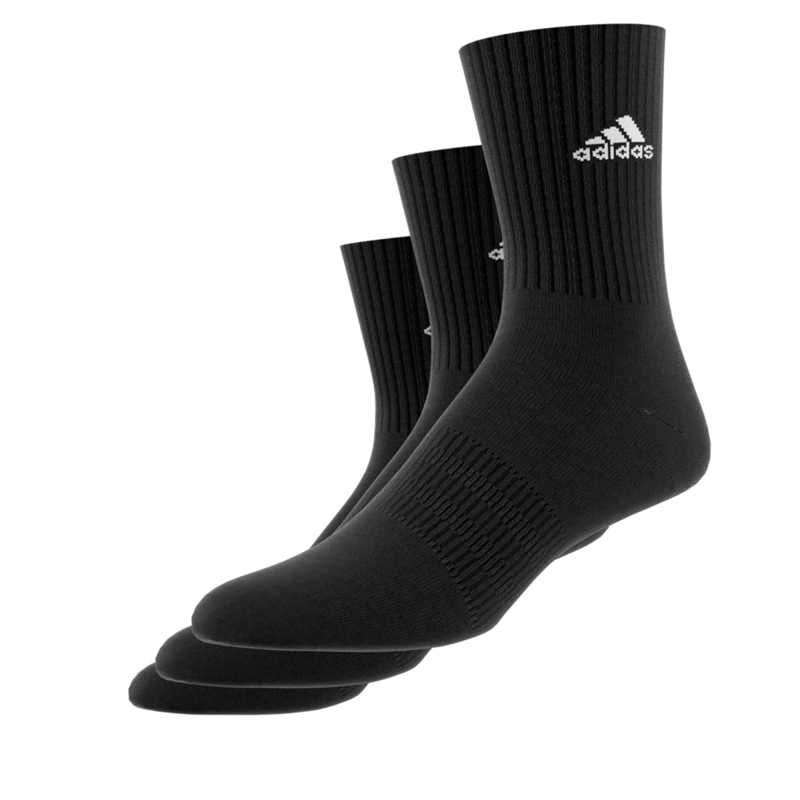 CALCETINES ADIDAS MEDIA PANTORRILLA NEGRO - 8