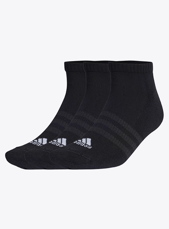 CALCETINES ADIDAS TOBILLEROS NEGRO - 1