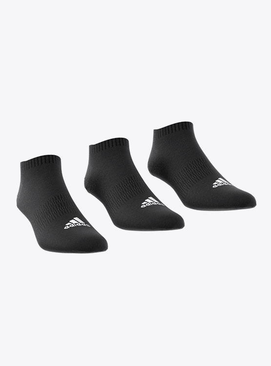 CALCETINES ADIDAS TOBILLEROS NEGRO - 2