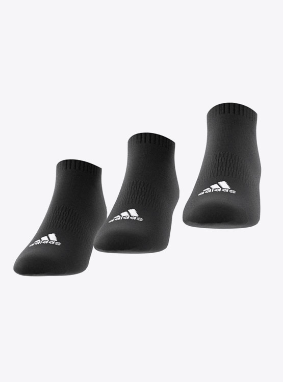 CALCETINES ADIDAS TOBILLEROS NEGRO - 9