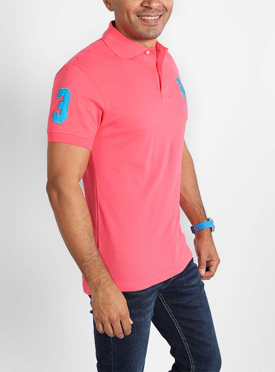 POLERA MANGA CORTA ALGODÓN HOMBRE US POLO ASSN BÁSICA - 4