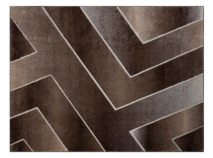 ALFOMBRA IDETEX FRISE CARVED AVANGARD CONTEMPORÁNEA MODERNA 150 X 200 CM MARRÓN