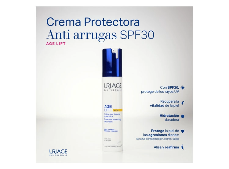 CREMA URIAGE GEL ANTIEDAD AGE LIFT REAFIRMANTE SPF 30 40 ML - 4