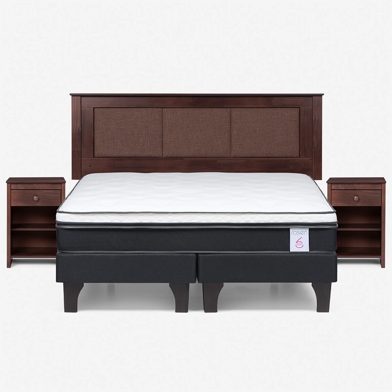 JUEGO DE DORMITORIO ROSEN CAMA EUROPEA STYLE 6 KING + SET RACHEL - 1