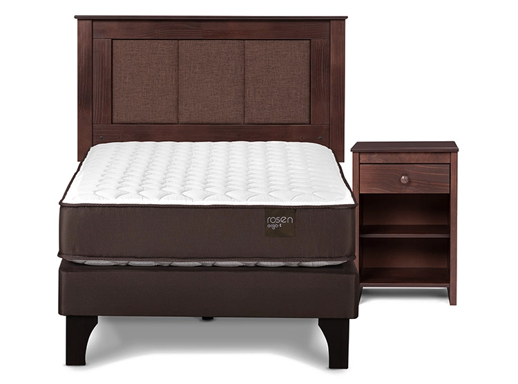 CAMA EUROPEA ROSEN ERGO T 1.5 PLAZAS + SET RACHEL - 1