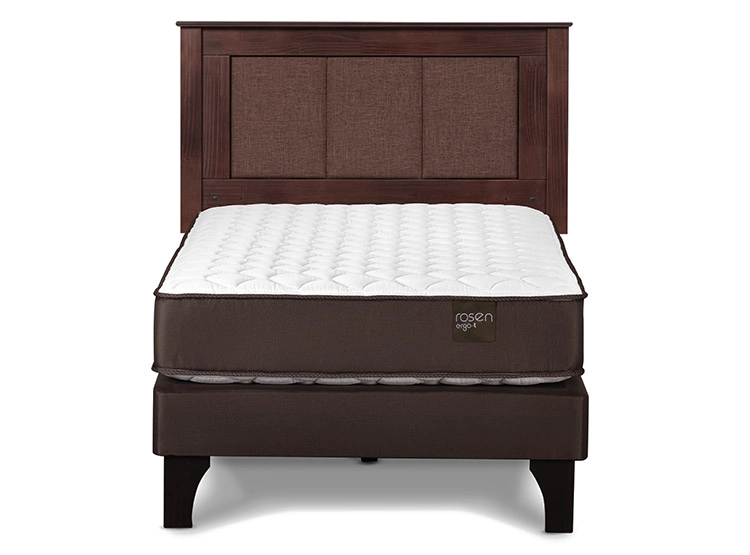 CAMA EUROPEA ROSEN ERGO T 1.5 PLAZAS + RESPALDO RACHEL - 1