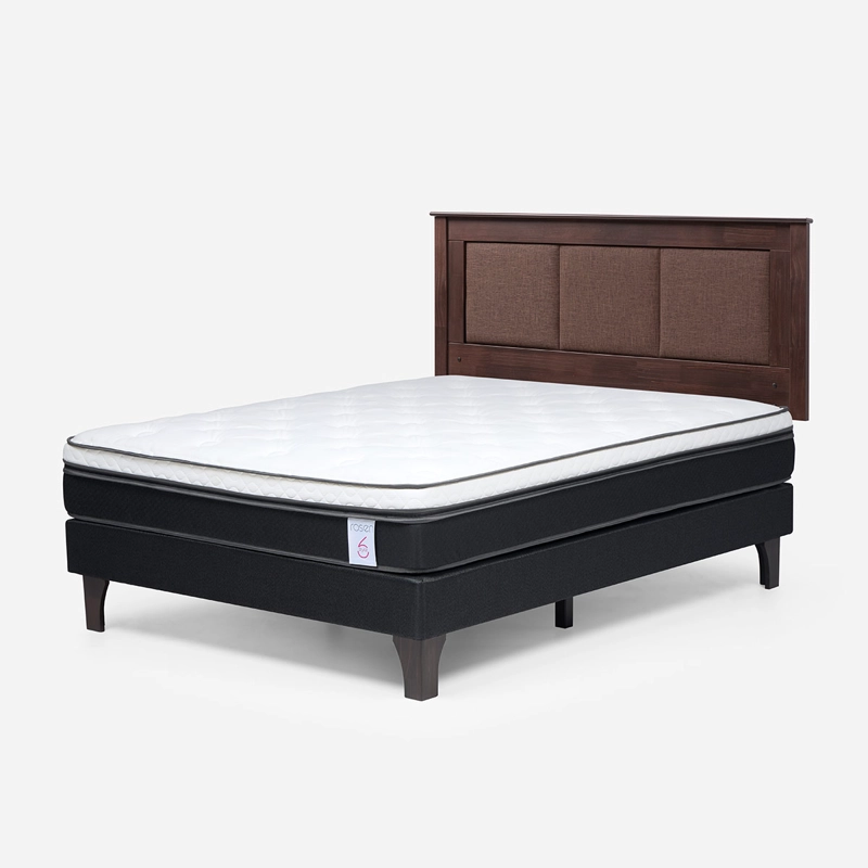 JUEGO DE DORMITORIO ROSEN CAMA EUROPEA STYLE 6 BN 2 PLAZAS + RESPALDO RACHEL - 2