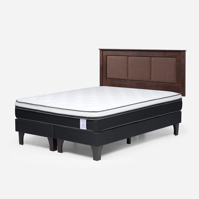 CAMA EUROPEA ROSEN STYLE 6 BD 2 PLAZAS + RESPALDO RACHEL - 2