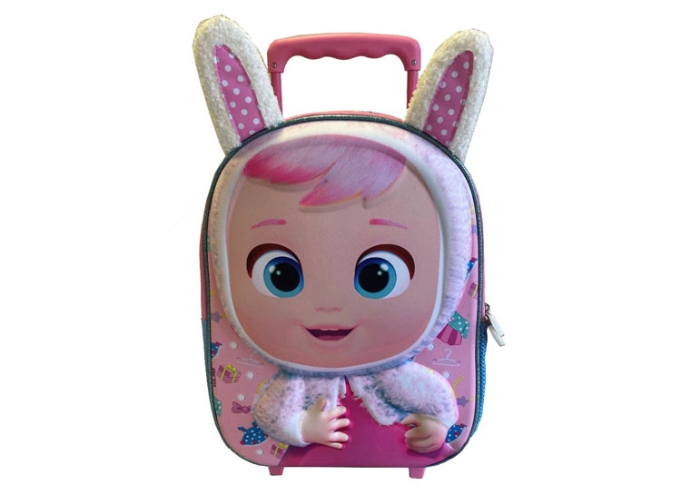 MOCHILA RUEDAS 3D CONEY OREJAS CRY BABIES - 1