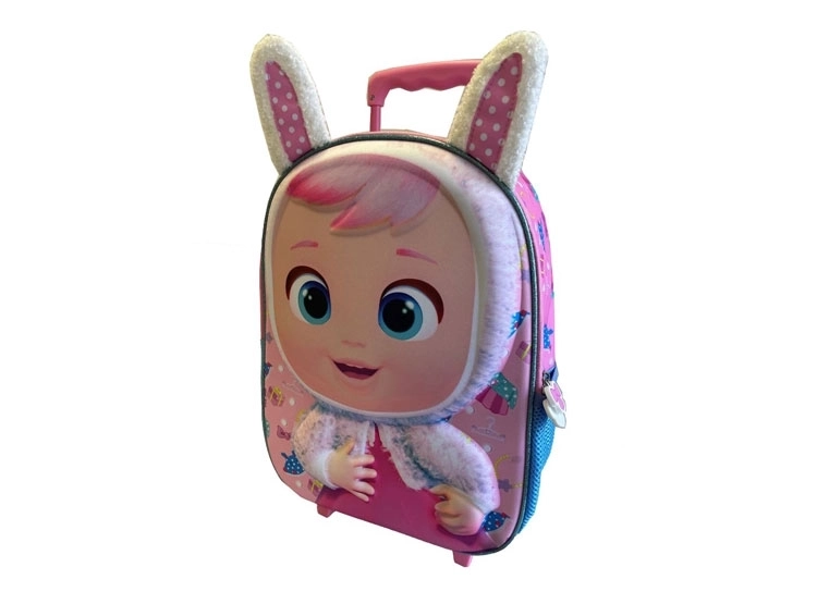 MOCHILA RUEDAS 3D CONEY OREJAS CRY BABIES - 2
